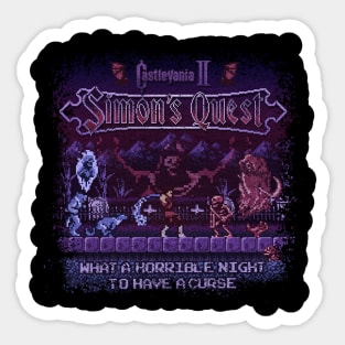 Simon's Vania Castle Quest Sticker